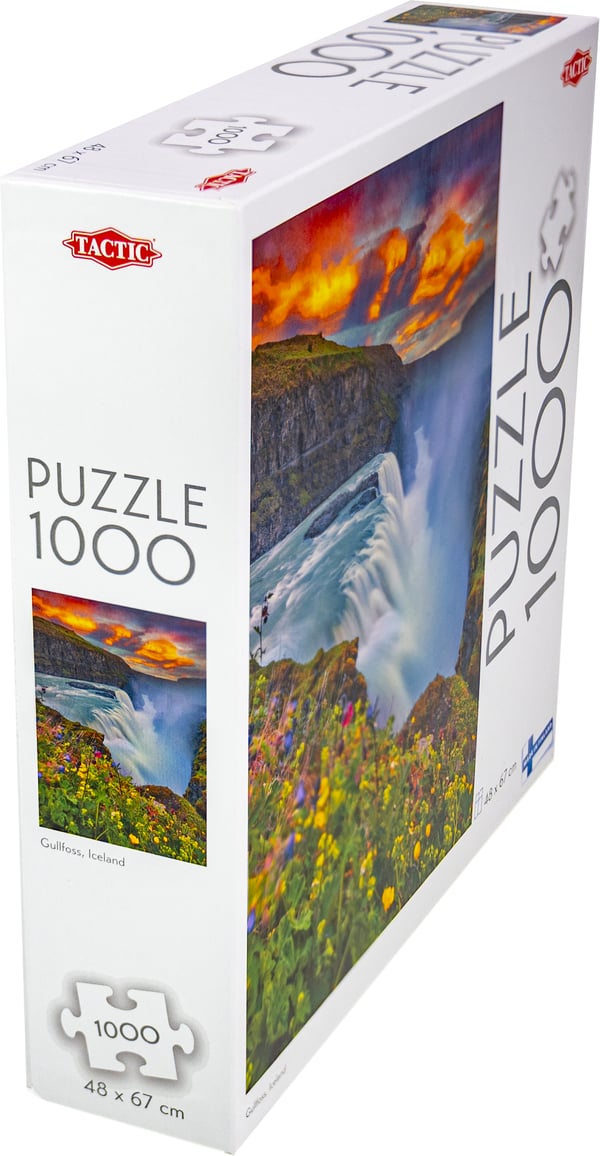 Tactic Lovers Gullfoss, Iceland Puslespil 1000 stk By