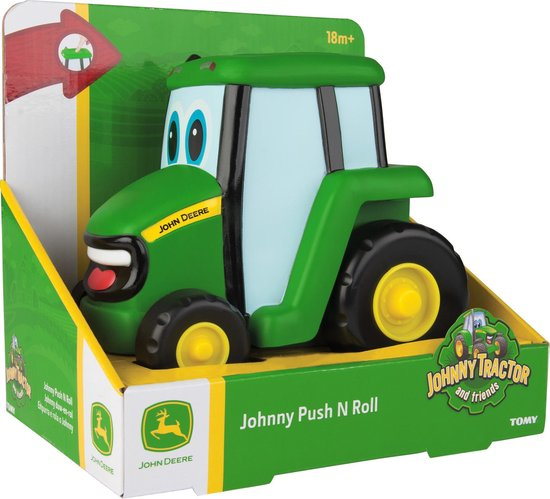 Tomy John Deere Johnny Push N Roll