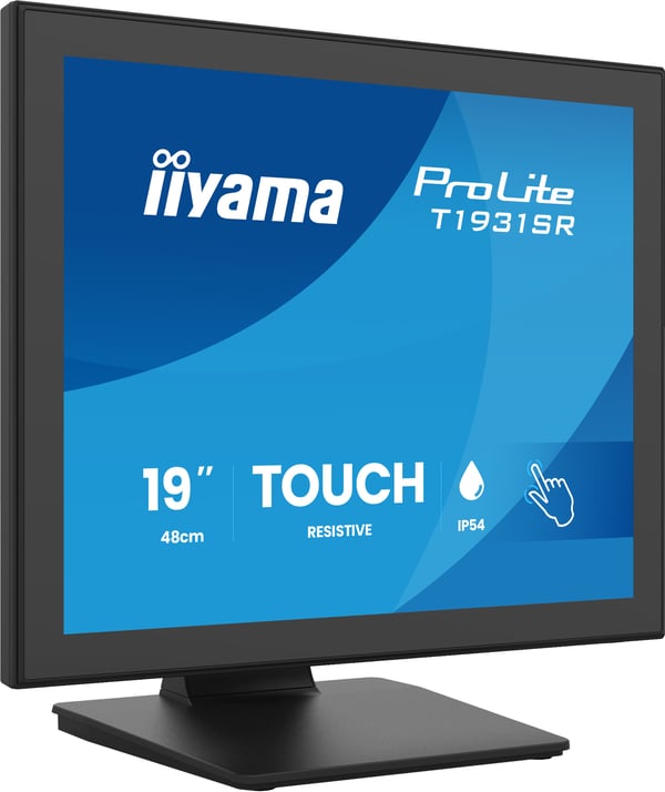 iiyama ProLite T1931SR-B2S platta pc-skärmar 48,3 cm (19") 1280 x 1024 pixlar SXGA LCD Pekskärm Bord Svart