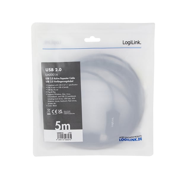 LogiLink UA0001A kaapelin sukupuolenvaihtaja USB Type-A Musta