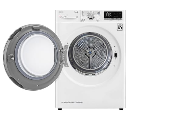 LG RH10V9AV4W tørretumbler Fritstående Front-læsning 10 kg Hvid