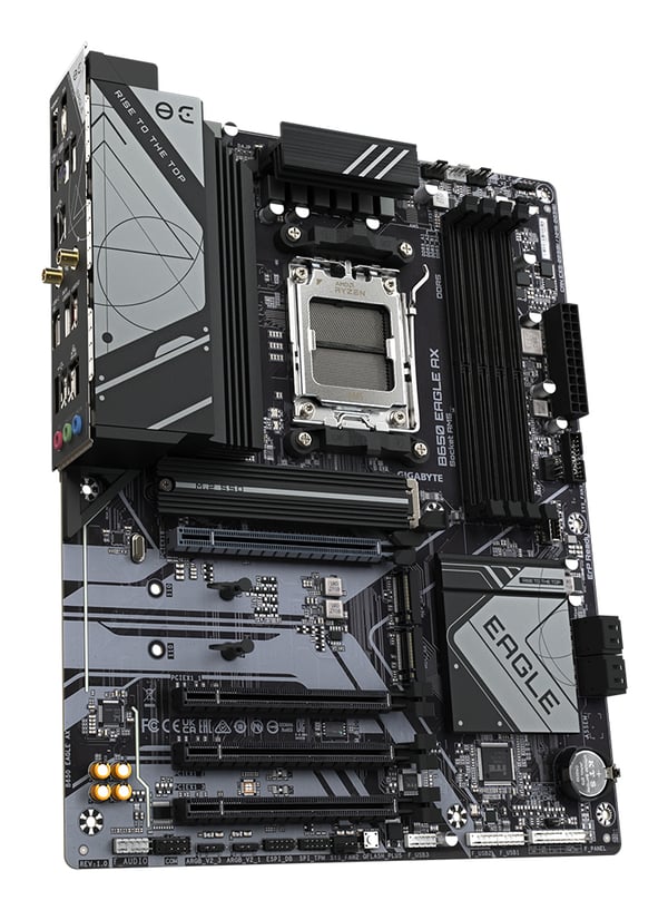 GIGABYTE B650 EAGLE AX emolevy AMD B650 Pistoke AM5 ATX