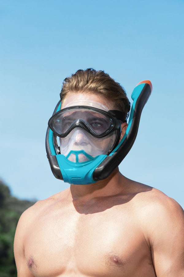 Bestway 24058 dykmasker Svart, Blå, Orange, Transparent Vuxen
