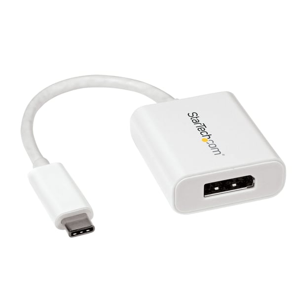 StarTech.com CDP2DPW USB grafisk adapter 3840 x 2160 pixel Hvid StarTech.com CDP2DPW USB grafisk adapter 3840 x 2160 pixel Hvid