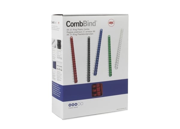 GBC CombBind indbindingsryg Combs 51mm A4 21R sort