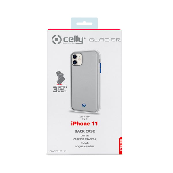 Celly GLACIER mobiltelefon etui 15,5 cm (6.1") Cover Transparent