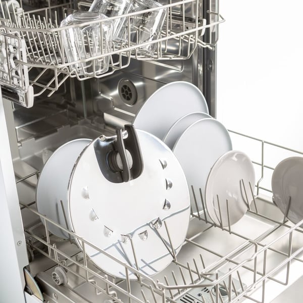 Tefal Ingenio L9829802 kattilan kansi Pyöreä Musta, Ruostumaton teräs