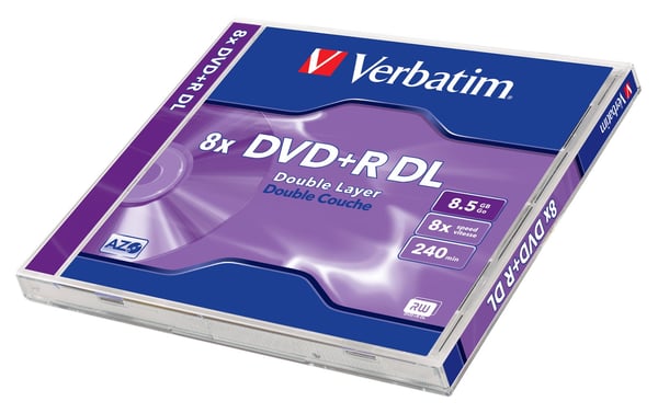 Verbatim 43540 tomma dvd:er 8,5 GB DVD+R 1 styck
