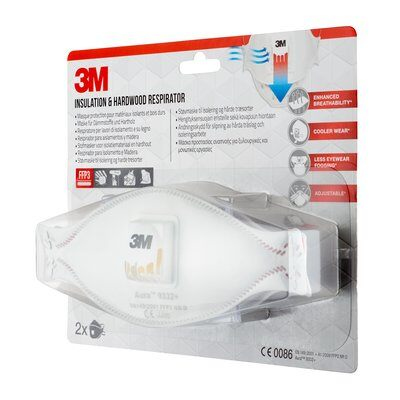 3M 9332C2 genanvendelig respirator FFP3 Halvmaske respirator Luftrensende åndedrætsværn