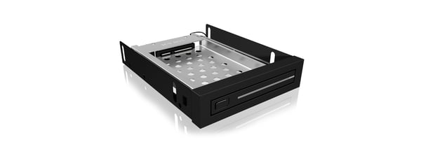 ICY BOX IB-2216StS 8,89 cm (3.5") Opbevaring drev bakke Sort