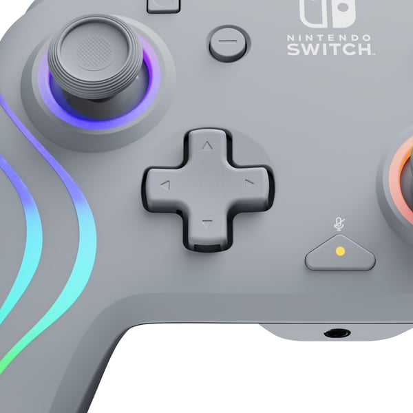 PDP Afterglow Wave Grå USB Gamepad Analog/digital Nintendo Switch, Nintendo Switch OLED
