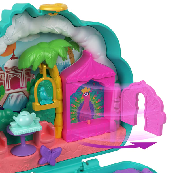 Polly Pocket PEACOCK GARDEN Compact