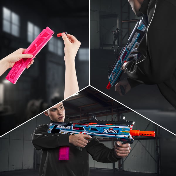 XSHOT SKINS Pro-Serien LONGSHOT 2.0 Blaster (40 dartpile)