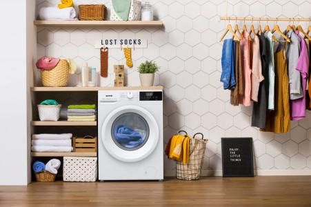 Gorenje W3D2A854ADS vaskemaskine - tørretumbler Fritstående Front-læsning Hvid