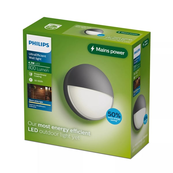 Philips Capricorn væglamper 4,3 W