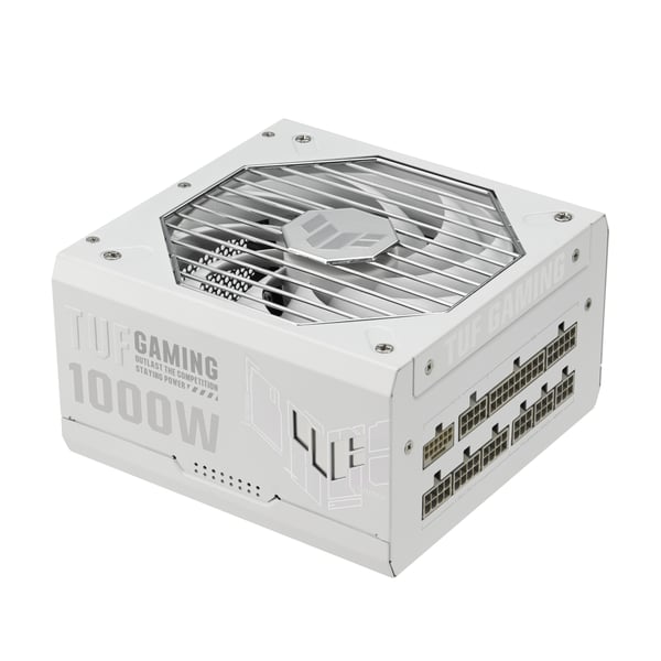 ASUS TUF Gaming 1000W Gold White Edition strömförsörjningsenheter 20+4 pin ATX ATX Vit