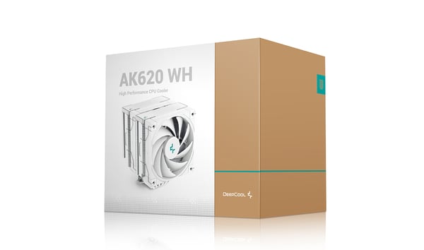 DeepCool AK620 WH Processor Luftkylare 12 cm Vit 1 styck