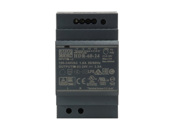 LevelOne POW-2421 strömförsörjningsenheter 60 W Svart