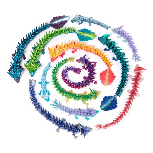 CRD COL 12Hin Dragon Sculpture GML