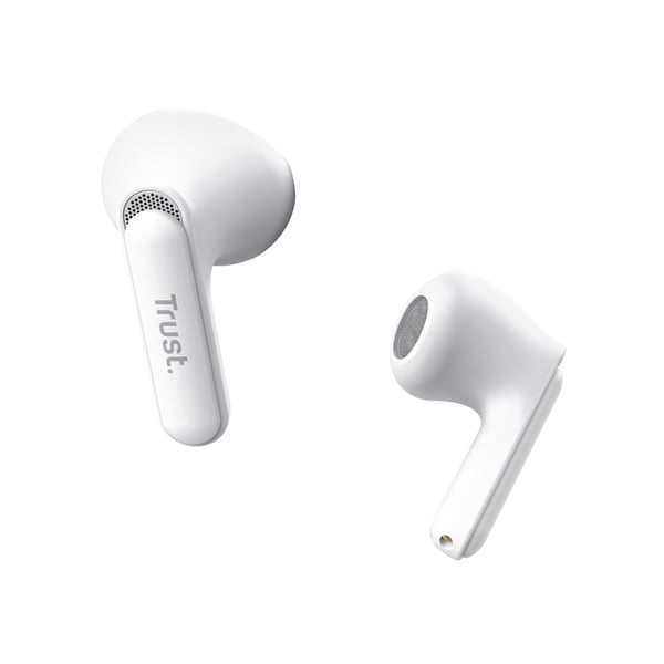 Trust Yavi Kuulokkeet True Wireless Stereo (TWS) In-ear Puhelut/Musiikki USB Type-C Bluetooth Valkoinen