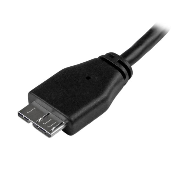 StarTech.com USB3AUB15CMS USB-kabel USB 3.2 Gen 1 (3.1 Gen 1) 0,15 m USB A Micro-USB B 5 Gbit/sek. Sort