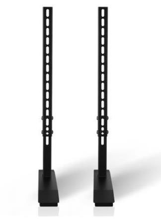Nilox PE1475PR monitorin kiinnike ja jalusta 139,7 cm (55") Vastaanotto Musta