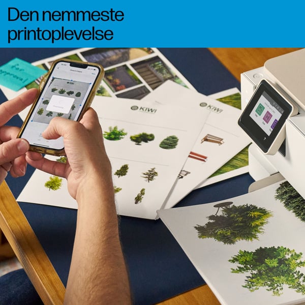 HP ENVY Inspire 7921e Trådløst All-in-One Farve Printer, Instant Ink; Fotoudskrivning