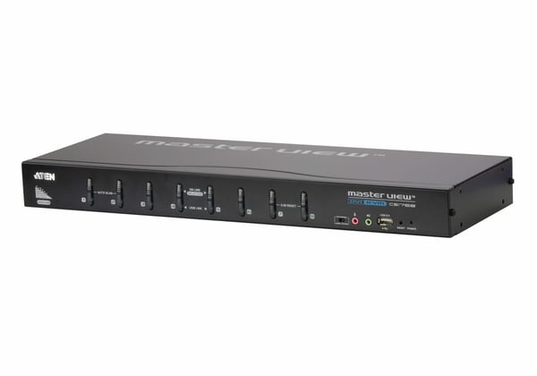 ATEN CS1768 KVM-switchar Blå