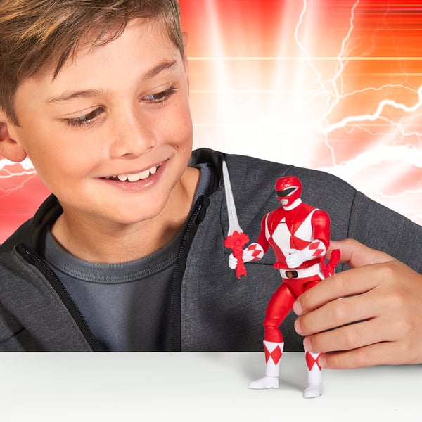 Power Rangers Auto-Morphin Red Ranger Figure