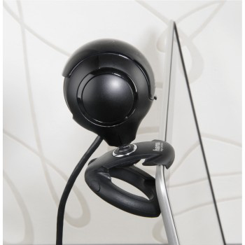 Hama 00053950 verkkokamera 1,3 MP 1280 x 1024 pikseliä USB 2.0 Musta