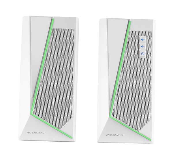 Mars Gaming MS7W højttaler Hvid Kabel & trådløs 20 W