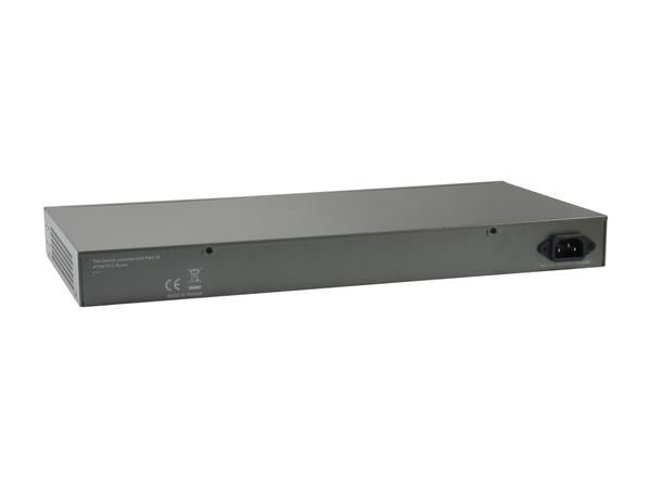 LevelOne GEP-2681 netværksswitch Administreret L3 Gigabit Ethernet (10/100/1000) Strøm over Ethernet (PoE) Sort