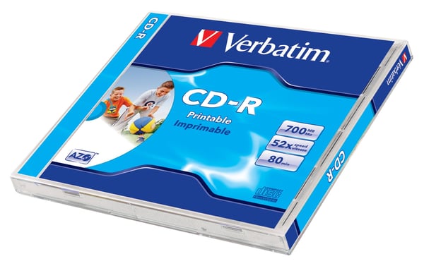 Verbatim 43324 blank CD CD-R 700 MB 52x 1 stk