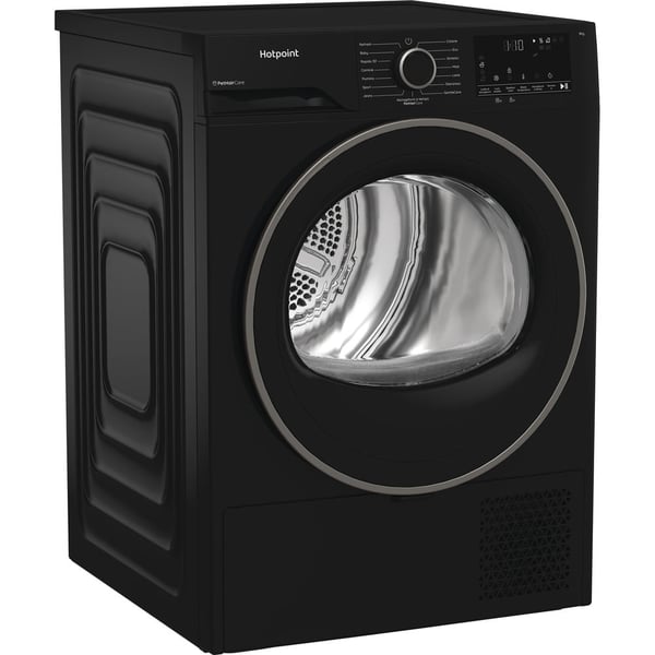 Hotpoint HPT 94D BBS IT tørretumbler Fritstående Front-læsning 9 kg Sort