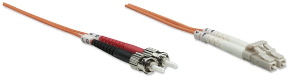 Intellinet 2m LC/ST, 50/125um InfiniBand och fiberoptisk kabel Orange