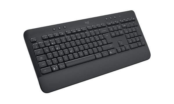 Logitech Signature K650 tangentbord Kontor Bluetooth QWERTZ schweizisk grafit