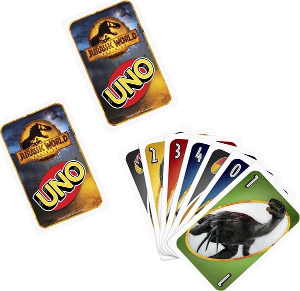 Mattel Games UNO Jurassic World Dominion