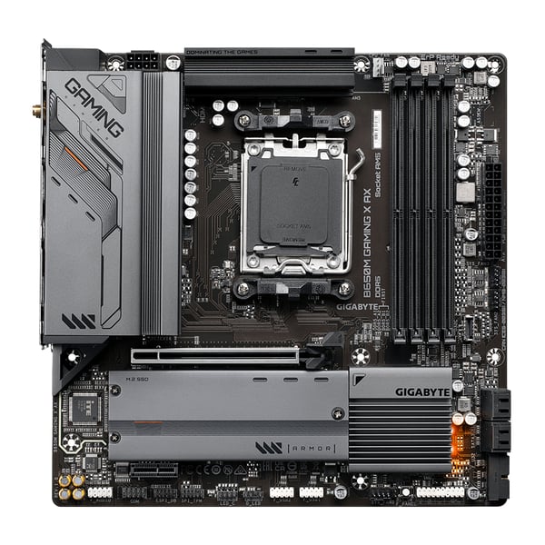 GIGABYTE B650M GAMING X AX emolevy AMD B650 Pistoke AM5 mikro ATX