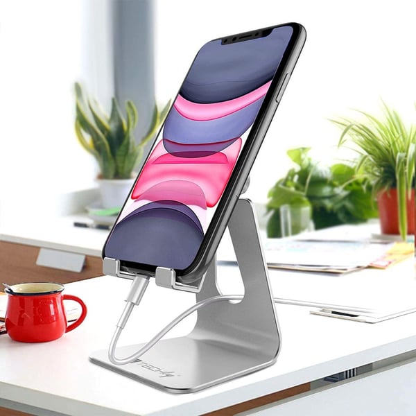 Techly I-SMART-STAND4 teline/pidike Passiiviteline Matkapuhelin/älypuhelin Hopea