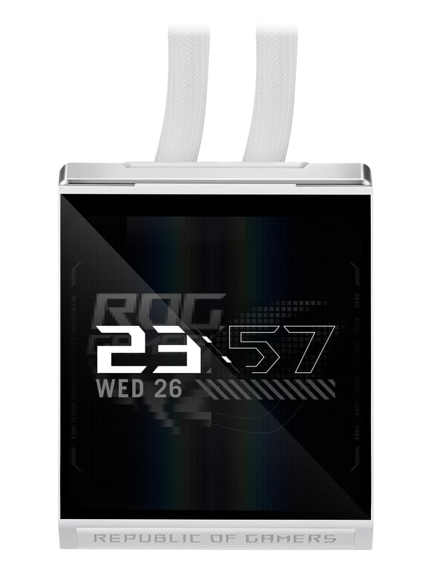ASUS ROG STRIX SLC IV 360 ARGB LCD WHT Processor Alt-i-en væskekøler 12 cm Hvid 1 stk