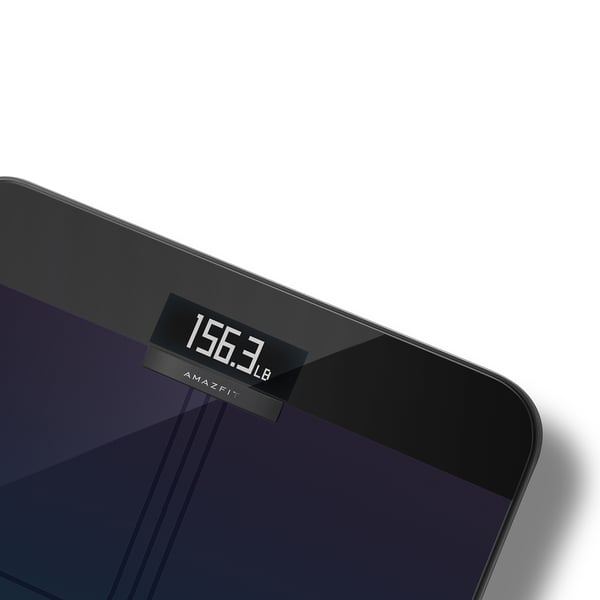 Amazfit Smart Scale Neliö Laivasto, Purppura Sähkökäyttöinen henkilövaaka