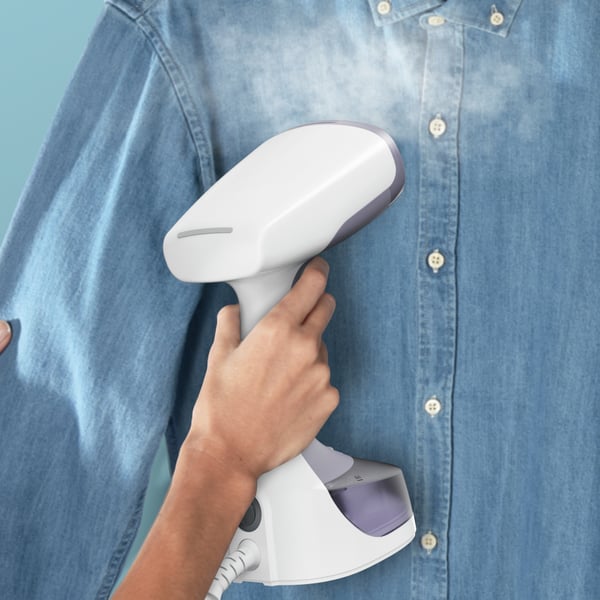 Tefal Access Steam Easy DT7151 Håndholdt beklædningsdamper 0,15 L 1400 W Grå, Hvid
