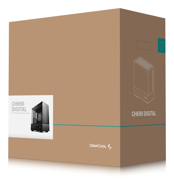 DeepCool CH690 DIGITAL Tower Svart