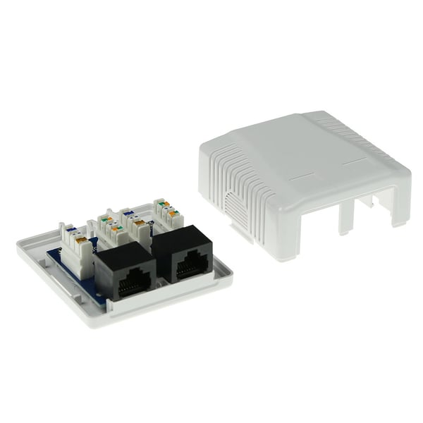 ACT FA5002 uttagboxar RJ-45 Vit