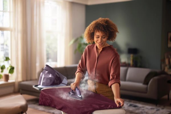 Philips PSG7150/30 Dampstrygning station 2100 W 1,8 L SteamGlide Elite-strygesål Lilla