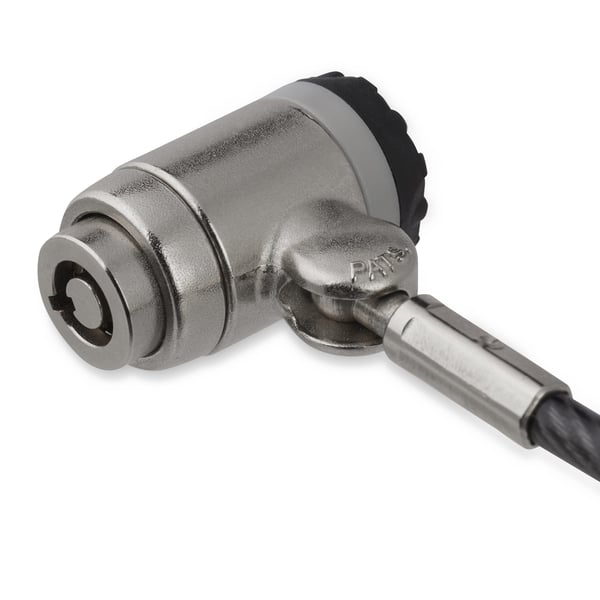 StarTech.com LTLOCKKEY kaapelilukko Musta, Hopea 2 m