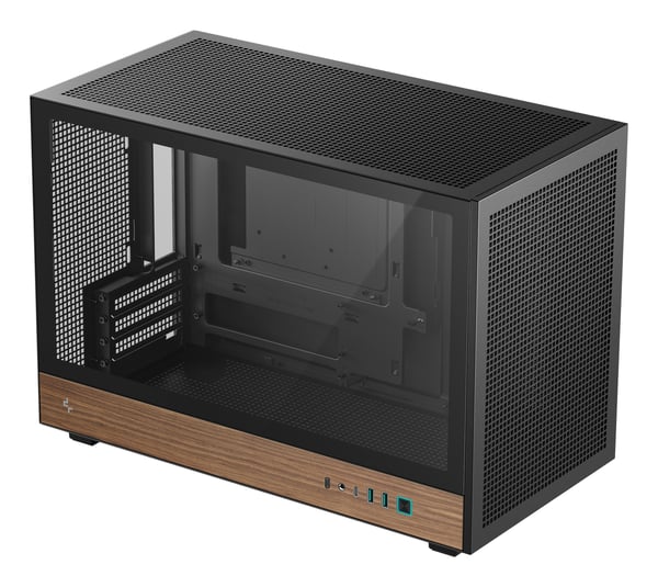DeepCool CH260 WOOD Micro Tower Svart, Trä DeepCool CH260 WOOD Micro Tower Svart, Trä
