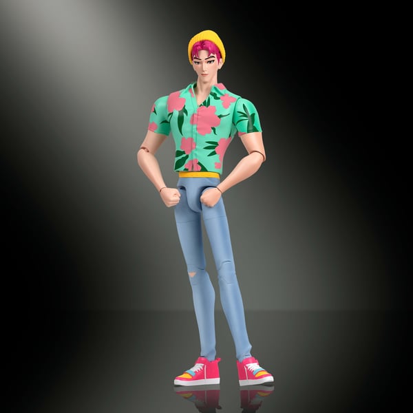 Mattel KPop Demon Hunters Saja Boys Abby “Soda Pop" Action Figure