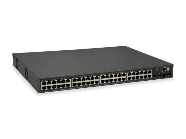 LevelOne GTP-5271 verkkokytkin Hallittu L3 Gigabit Ethernet (10/100/1000) Power over Ethernet -tuki Harmaa