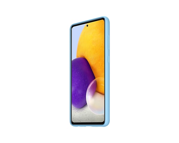 Samsung A72 Silicone Cover Blue mobiltelefon etui 17 cm (6.7") Blå